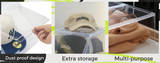 (2 Pack) The CapBox 2 Plastic Hat Cap Rack Organizer Demo Version limited time only Baseball Cap Storage