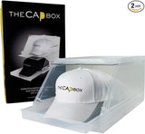 Pre-Order (2 Pack) The CapBox 2.0 Plastic Hat Cap Rack Organizer Baseball Cap Room Storage Shipping in June
