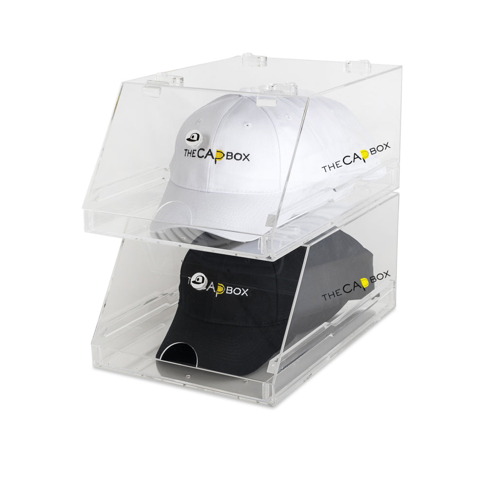 Clear Glasshouse CapBox Hat Rack Glasshouse Closets