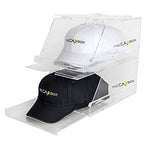 The Pink Glasshouse CapBox Transparent Hat Rack Stackable Baseball Cap Storage