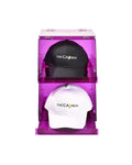 The L.A. Purple Glasshouse CapBox Transparent Hat Rack