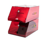 The Red Glasshouse CapBox Transparent  (1 Pair 2 Units)