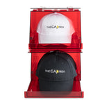 (Out of Stock) The Red Glasshouse CapBox Transparent Hat Rack Stackable Baseball Cap Storage BACK ORDER