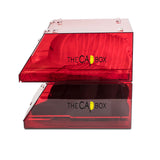 The Red Glasshouse CapBox Transparent  (1 Pair 2 Units)