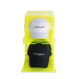 (Back Order 12/15) The Neon Yellow Glasshouse CapBox Transparent Hat Rack