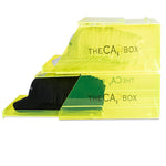 (Out of Stock) The Neon Yellow Glasshouse CapBox Transparent Hat Rack Stackable Baseball Cap Storage