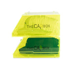 (Out of Stock) The Neon Yellow Glasshouse CapBox Transparent Hat Rack Stackable Baseball Cap Storage
